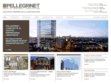 Tablet Screenshot of pellegrinet.com